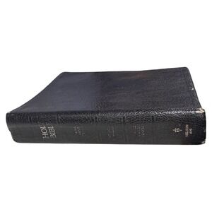 Nelson Holy Bible 1972 King James‎ Reference Guide Study Notes Black